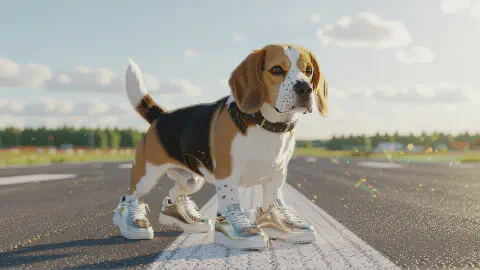 散歩と投薬を両立?犬専用「薬入りスニーカー」発売