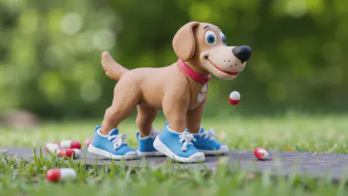 Walking and Medication Combined? Dog-Exclusive 'Medicine-Infused Sneakers' Released - Style 1