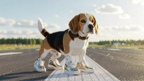 散歩と投薬を両立？犬専用「薬入りスニーカー」発売