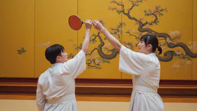 国立博物館、テニスで屏風修復に挑戦　金箔ボレーは芸術かエラーか - Style 8