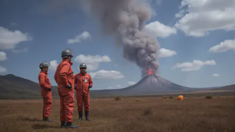 Accurate Time Signals from Volcanic Plumes, Meteorological Agency Tests
