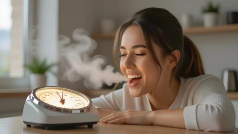 おならで発電する体重計、毎回軽く表示