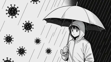 Cities Turn Into Bio-Villages Amid Rainy Season, Umbrellas Certified as Protective Gear - Style 7