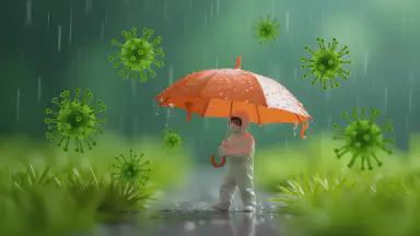 Cities Turn Into Bio-Villages Amid Rainy Season, Umbrellas Certified as Protective Gear - Style 9