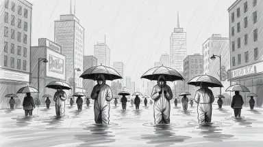 Cities Turn Into Bio-Villages Amid Rainy Season, Umbrellas Certified as Protective Gear - Style 11