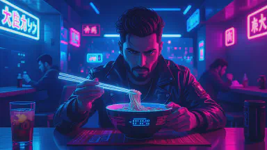 Smart Chopsticks Issue Arrest Notices for Illegal Slurping Sounds - Style 3