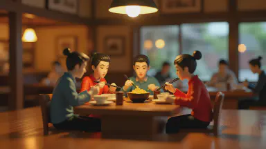 Smart Chopsticks Issue Arrest Notices for Illegal Slurping Sounds - Style 6
