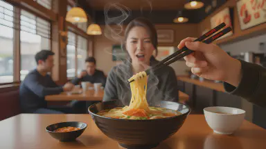 Smart Chopsticks Issue Arrest Notices for Illegal Slurping Sounds - Style 9