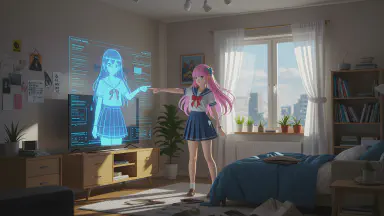 Stick It on the Wall and Your Idol Becomes a Cleaning Supervisor: AR Poster Unleashes Storm of Commands and Microtransactions - Style 5