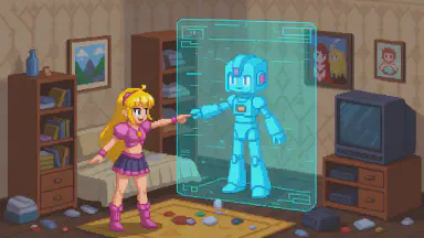 Stick It on the Wall and Your Idol Becomes a Cleaning Supervisor: AR Poster Unleashes Storm of Commands and Microtransactions - Style 7