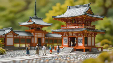 Parts Memorial Temple Prays for Healthy Walking with Leftover Screws - Style 3
