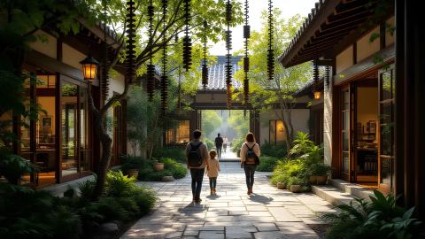 Parts Memorial Temple Prays for Healthy Walking with Leftover Screws