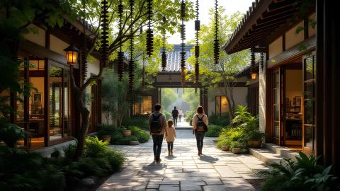 Parts Memorial Temple Prays for Healthy Walking with Leftover Screws