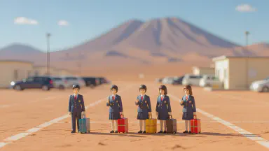 AI Field Trip Agency Sets Meeting Point on Mars - Style 2
