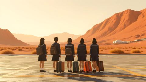 AI修学旅行代理店、集合場所を火星に設定