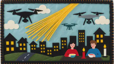 Soba Delivery Drones Tangle Mid-Air, Cause Blackout - Style 2