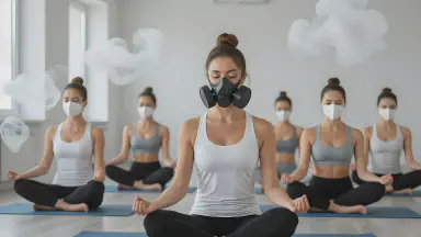 Silent Fart Yoga Studio Maintains Sacred Quiet - Style 6