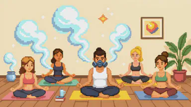 Silent Fart Yoga Studio Maintains Sacred Quiet - Style 7