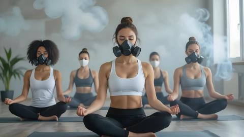 Silent Fart Yoga Studio Maintains Sacred Quiet