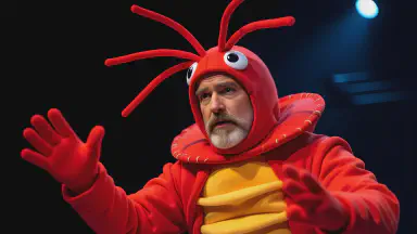 Stage Play 'Spaceship Chawanmushi': Actors Become Ingredients Themselves, Audience in Standing Ovation as They Sink in Zero Gravity - Style 2