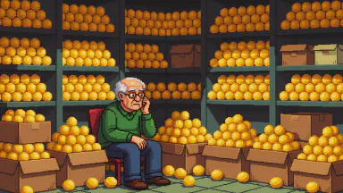 National Senior Federation Unifies Retirement Funds as 'Physical Lemon Payment'; Pension Offices Enveloped in Citrus Aroma - Style 10