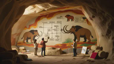 Ancient Humans May Have Gone Extinct from Making PowerPoints: 'Agenda' and 'KPI' Found on Cave Walls - Style 1