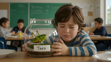"Taro is Family" Giant Cricket Tasting Event Canceled Due to Children's Tears. SDGs Education Reaches Unexpected Conclusion - Main Image