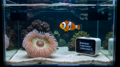"I Wish It Had Stayed Silent" Cries Pet Owner: Sea Anemone Translator Endlessly Plays Neighbor Clownfish's Gossip - Main Image