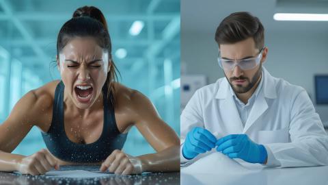 Latest Fitness Trend Connected to Another World: Sweat Turns into 'Philosopher's Stone.' Appraisal Result: 'It's Just Table Salt'