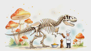 Tyrannosaurus Rex Was Actually a Giant Shimeji Mushroom. Possibility Emerges That Oyakodon on Dining Tables Was 'Real Parent and Child' - Style 8