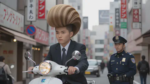 "It's Practically a Helmet": Gen Z's Ultra-Hard Pompadour Officially Recognized as "Wearable" by Police