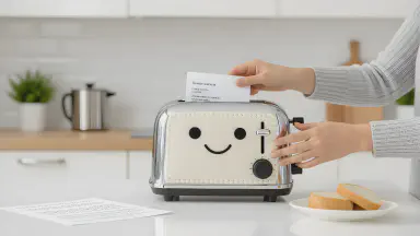Predictive AI Prophesies Toaster Rebellion: Solution is Monthly 'Praise Your Bread' Subscription - Style 2