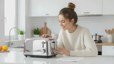 Predictive AI Prophesies Toaster Rebellion: Solution is Monthly 'Praise Your Bread' Subscription - Style 4