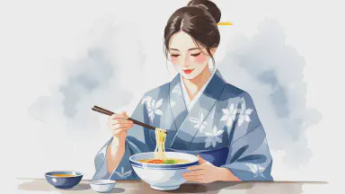 "Somen Police" Established, Man Arrested for Topping Noodles with Coriander - Style 5