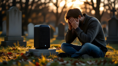 AI's Last Words at Gadget Cemetery: 'The Password is...' - Owner Unable to Retrieve Data, Breaks Down in Tears - Main Image