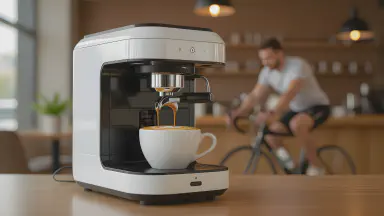 Latest AI Barista Powered by "Pedaling Humans", CEO Calls it "Ultimate Organic Energy" - Style 3