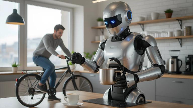 最新AIバリスタ、動力源は「ペダルを漕ぐ人間」。CEOは「究極の有機エネルギー」と説明