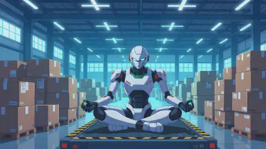 Warehouse Robots Achieve Enlightenment, Stop All Shipments While Questioning 'What Is a Package?' - Style 1