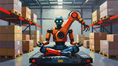 Warehouse Robots Achieve Enlightenment, Stop All Shipments While Questioning 'What Is a Package?' - Style 3