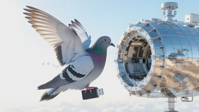 All Satellites Down. Last Hope Was Space Carrier Pigeons Bred by the 'Tokugawa Family'... NASA Releases Ancient Documents