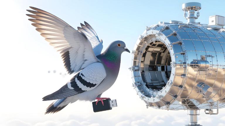 All Satellites Down. Last Hope Was Space Carrier Pigeons Bred by the 'Tokugawa Family'... NASA Releases Ancient Documents