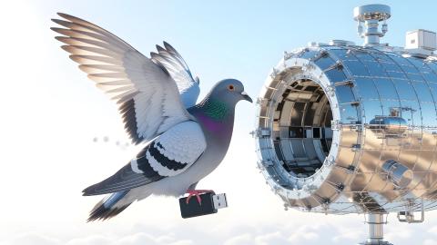 All Satellites Down. Last Hope Was Space Carrier Pigeons Bred by the 'Tokugawa Family'... NASA Releases Ancient Documents