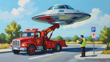 City Council Decides on Crackdown Policy for UFO Parking Violations; Will Not Hesitate to Tow - Style 2