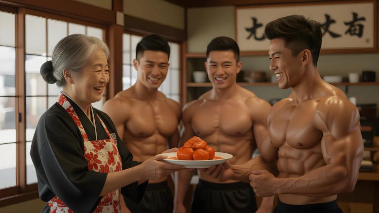 Grandma's Spicy Ohagi Causes Illegal Muscle Growth; Bodybuilding World Trembles as Sweet Shop Owner Becomes Wanted 'Muscle Trafficker'