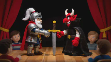 "This is Overtime!" Hero Strikes by Stabbing Holy Sword into Floor, Forms Union with Demon Lord - Style 2