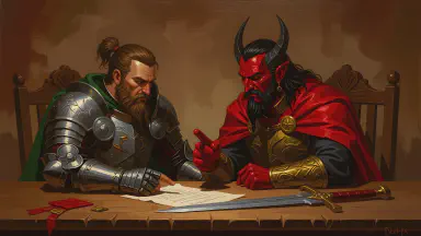 "This is Overtime!" Hero Strikes by Stabbing Holy Sword into Floor, Forms Union with Demon Lord - Style 6