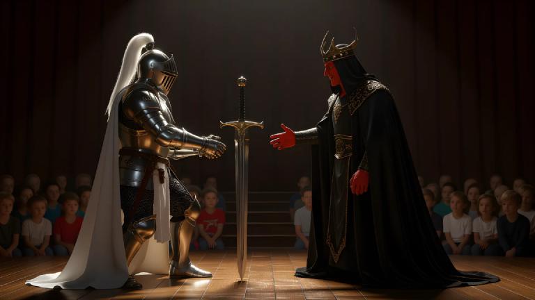 「これは残業です」勇者、聖剣を床に突き刺しストライキ決行。魔王と組合結成へ