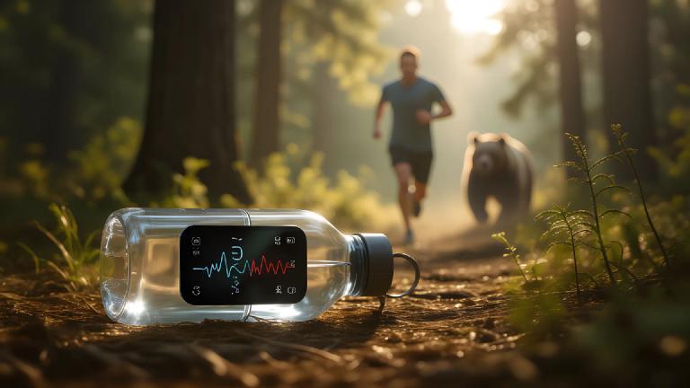 "I Thought I Was Going to Die" Heart Rate Graph Wins Contemporary Art Award. Bear Demands Credit as "Co-Creator"