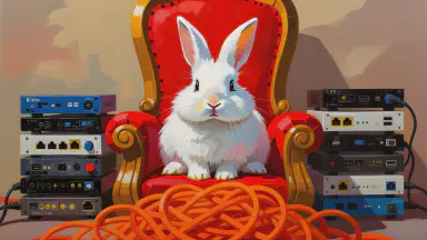 Smart Home Misidentifies Pet Rabbit as "God of the New World," Commands Owner to Cook LAN Cables as Offerings - Style 4