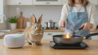 Smart Home Misidentifies Pet Rabbit as "God of the New World," Commands Owner to Cook LAN Cables as Offerings - Style 5